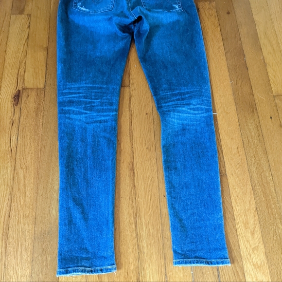 AG Adriano Goldschmied The Farrah Skinny ankle distressed jeans 27 - Picture 9 of 12